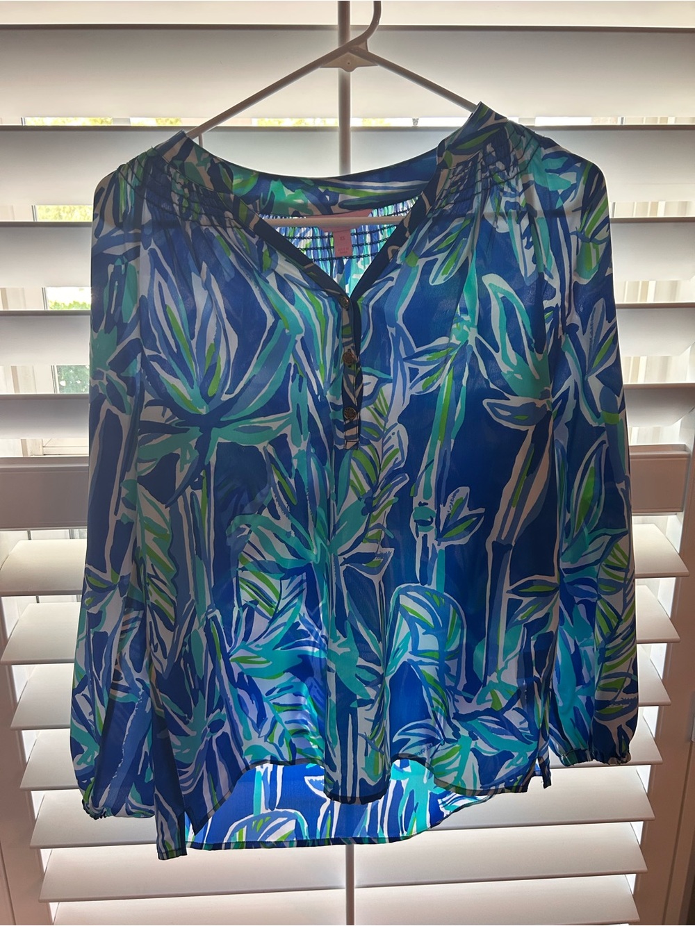 Silk Lilly Pulitzer Blouse